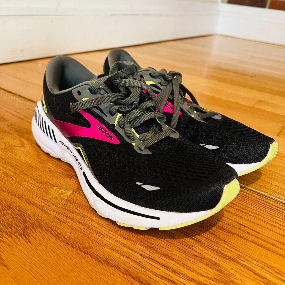 Brooks Womens Adrenaline GTS 23 GTX Goretex Running Shoes • 7 • EUC • Black - Picture 3 of 16